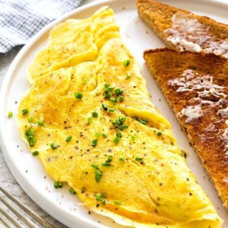 3 egg omlette