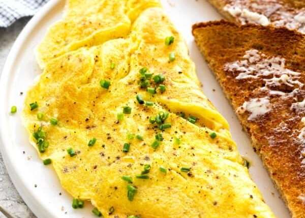 3 egg omlette